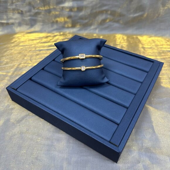 APM Monaco Eclat Gold Circle Bangle - Picture 3 of 5